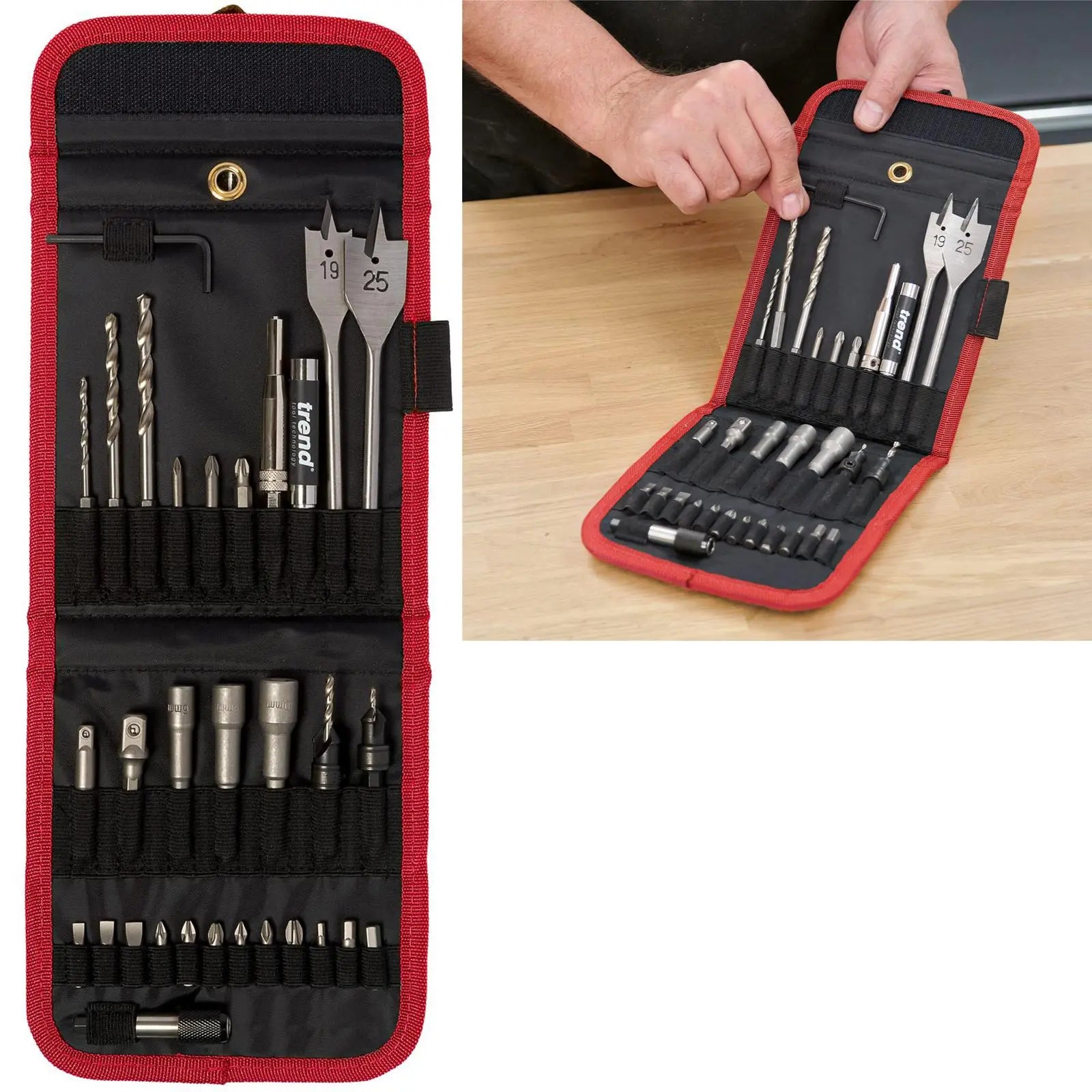 Trend Quick Release 30Pcs Set In Tool Holder QR/SET/1