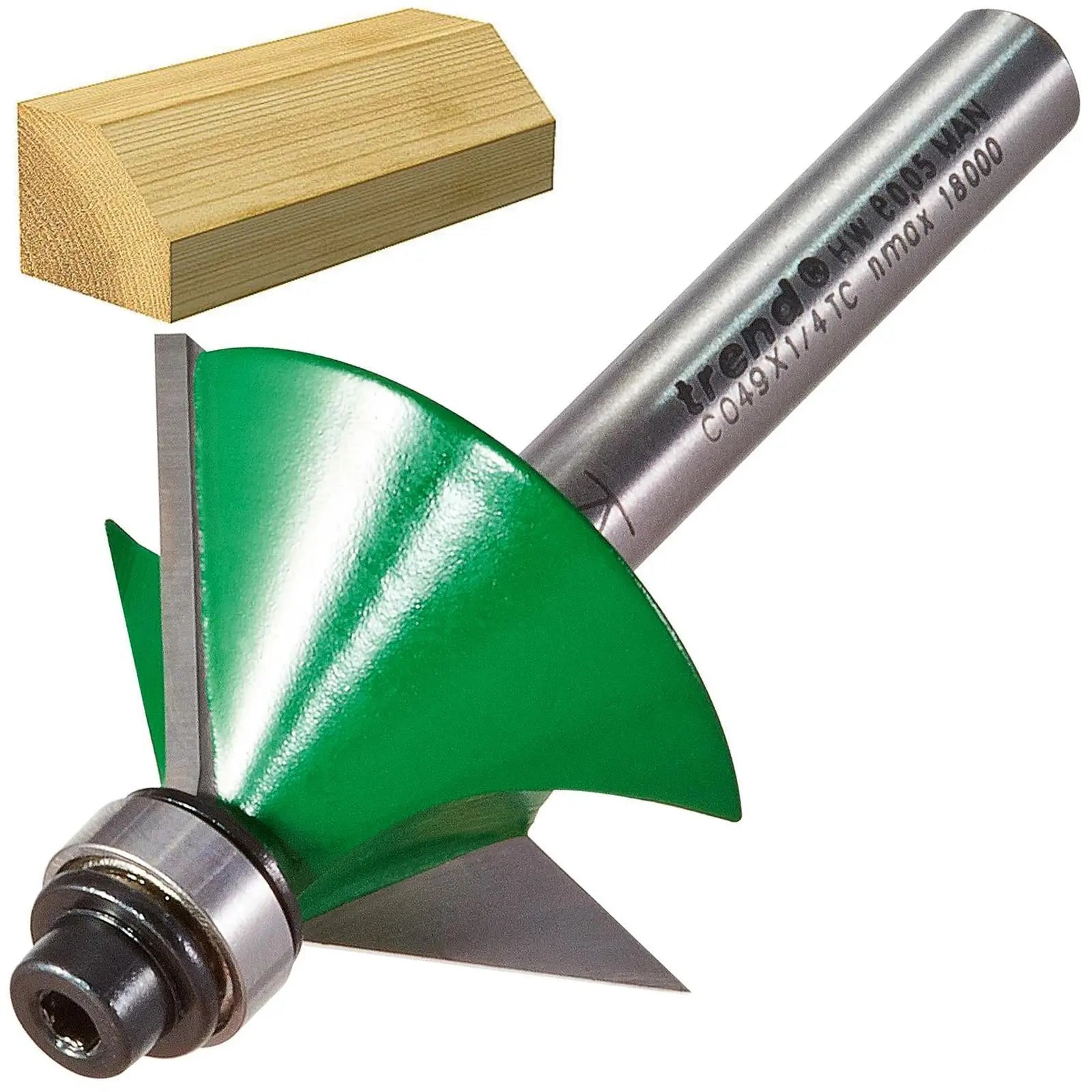 Trend Self Guided Chamfer Angle=45 Degrees X 12.7mm Cut C049X1/4TC