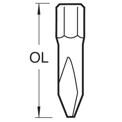 Trend Snappy 25mm Bit Pozi No2 Ten Pack SNAP/IPZ2/10