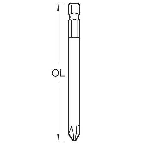 Trend Snappy Pozi No 2 Bit 150mm Ol SNAP/PZ/2A