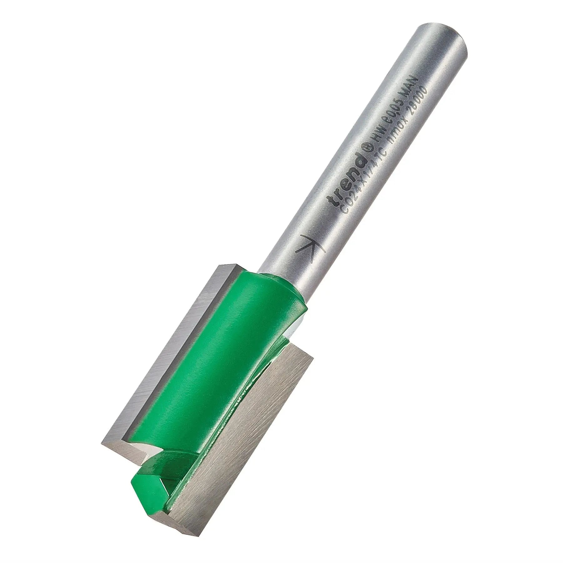 Trend Two Flute Cutter 14.3mm Diameter C024X1/4TC  White Rose Tools