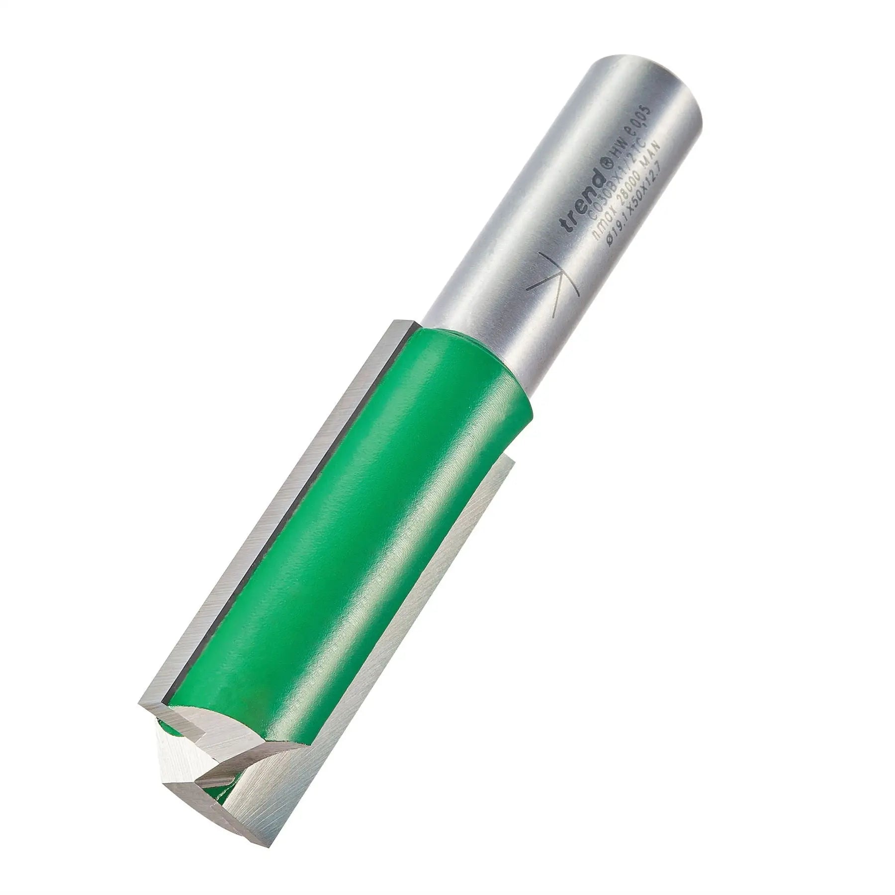 Trend Two Flute Cutter 19.1mm Diameter C030BX1/2TC White Rose Tools