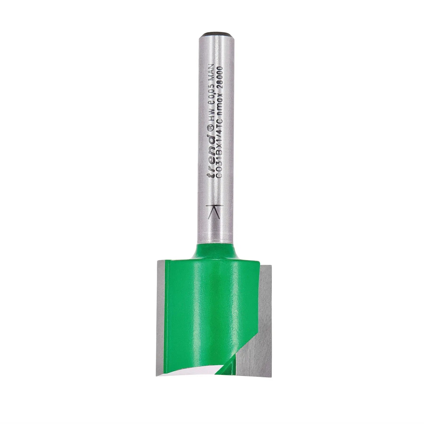 Trend Two Flute Cutter 21mm Diameter C031BX1/4TC  White Rose Tools