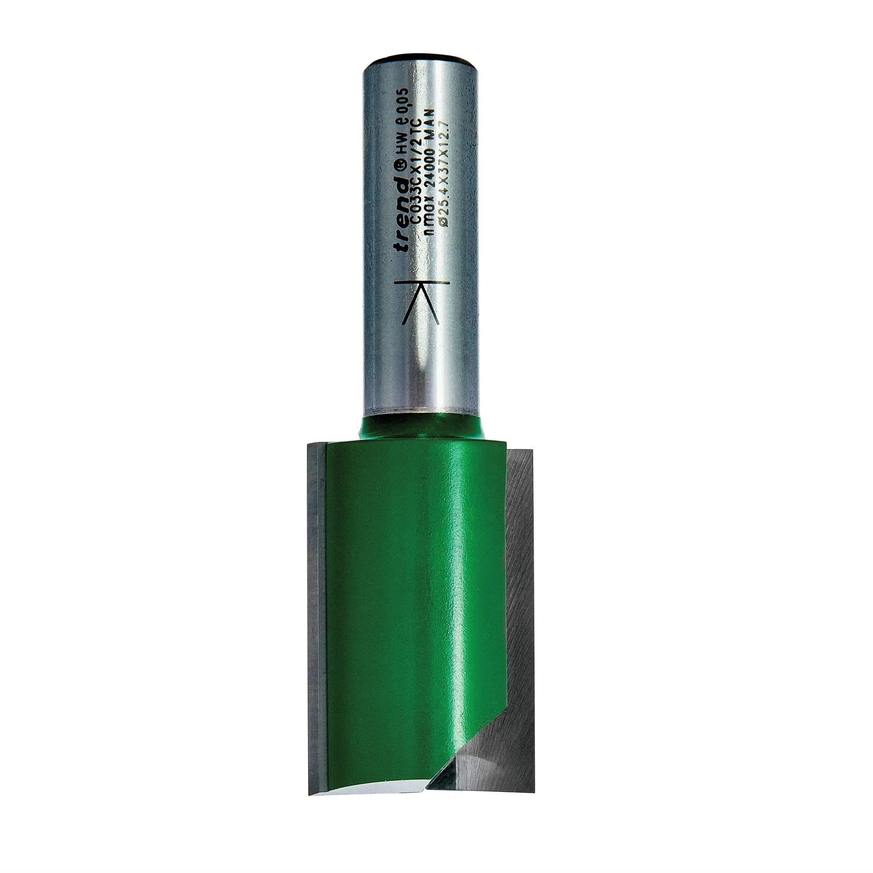 Trend Two Flute Cutter 25.4mm Diameter C033CX1/2TC White Rose Tools