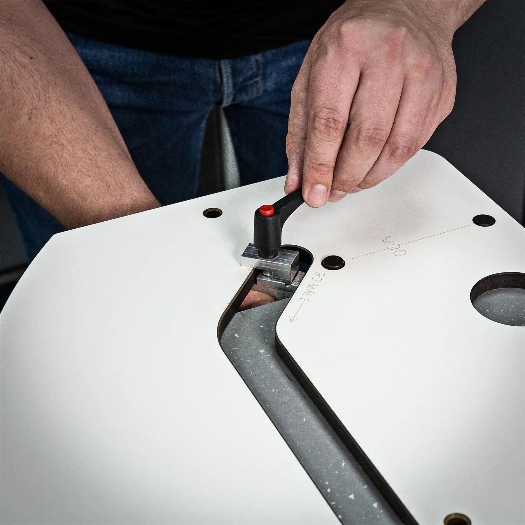 Trend Worktop True Cut Kitchen Worktop Jig Out Of Square Device KWJ/OSD