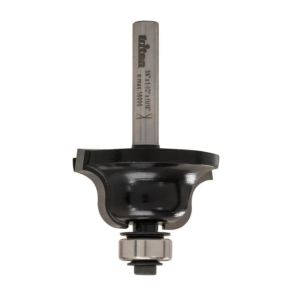 Triton 1/4" Roman Ogee Cutter Router Bit 1 1/2" x 11/16" x 1/2" x 1/4"