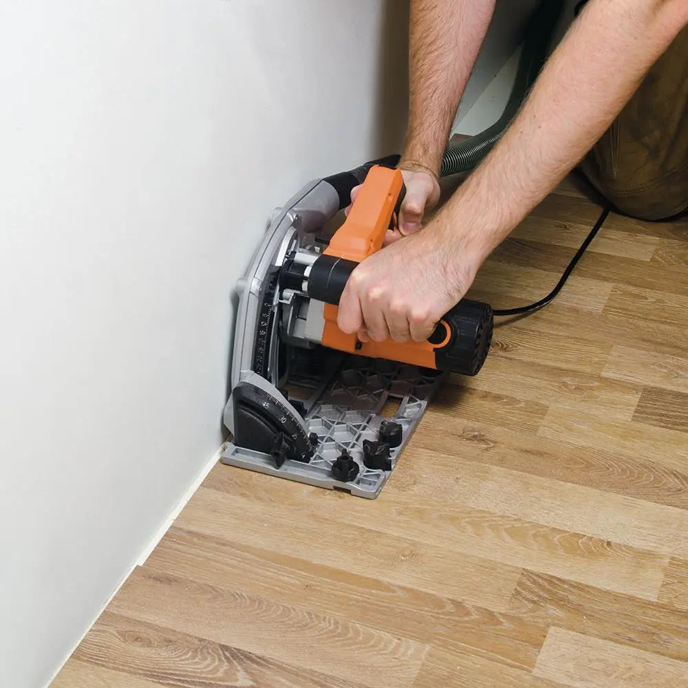 Triton 1400W Track Saw Kit 185mm 4pce TTS185KIT 534156 White Rose Tools