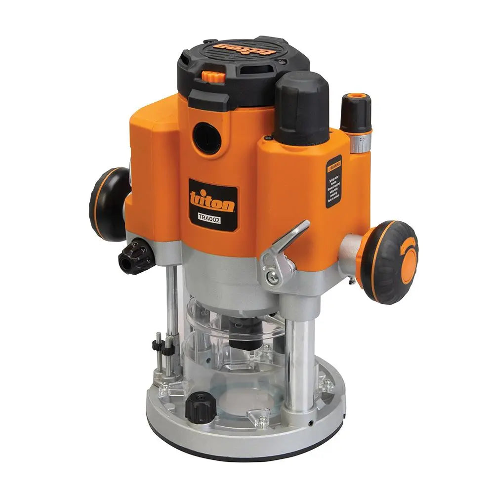 Triton 2400W Dual Mode Precision Plunge Router Bare TRA002BARE 962859  White Rose Tools
