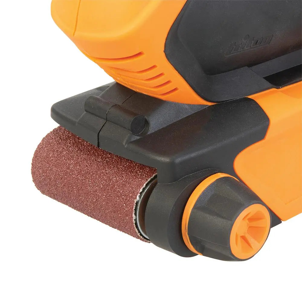 Triton 450W Palm Belt Sander 64mm TCMBS 475114  White Rose Tools