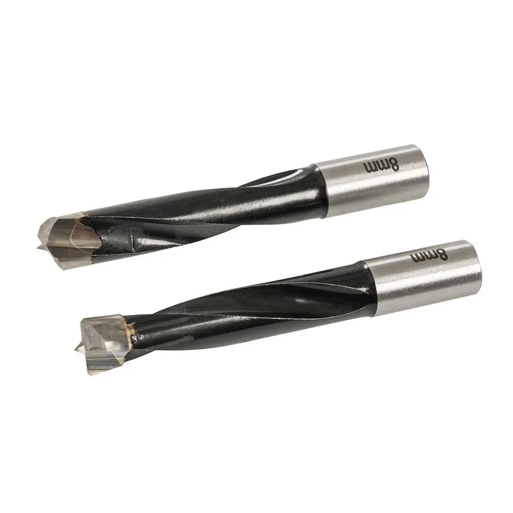 Triton Dowel Jointer Bits 8mm 2pk TDJDB8 109467 White Rose Tools