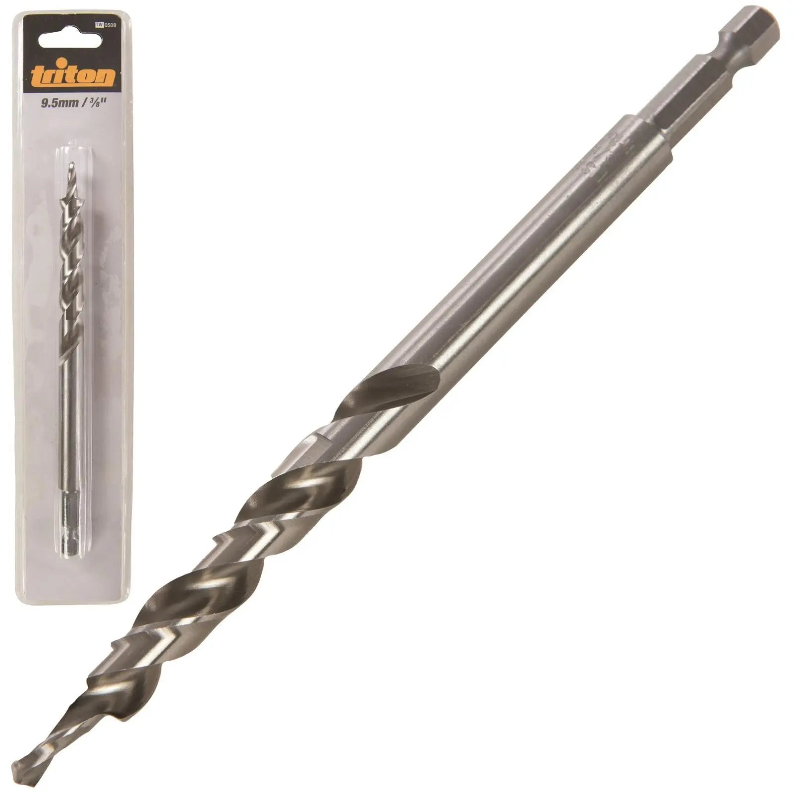 Triton Quick Change Hex Shank Step Drill Bit 9.5mm 3/8" TWQSDB