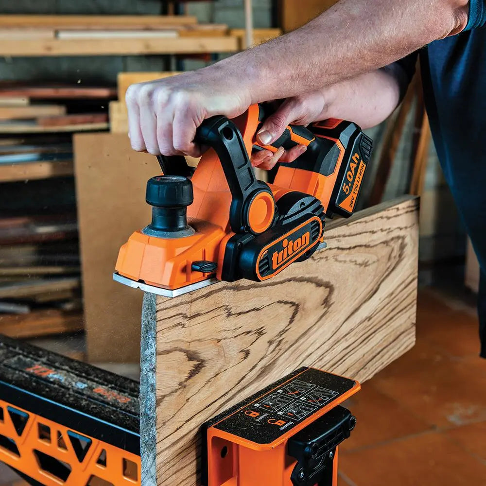 Triton T20 Brushless Planer 82mm 20V T20PLBL 301553 White Rose Tools