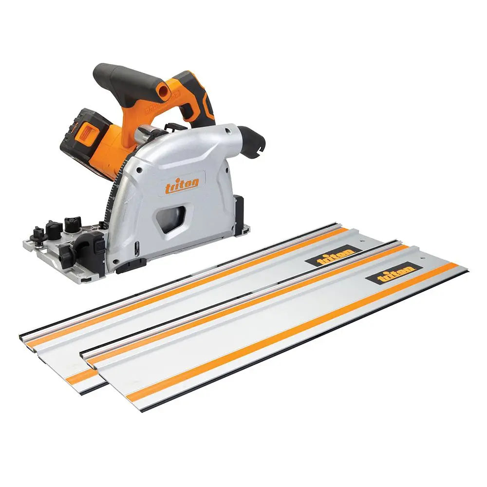 Triton T20 Brushless Plunge Track Saw Kit 20V T20TS165BLKIT 985836  White Rose Tools