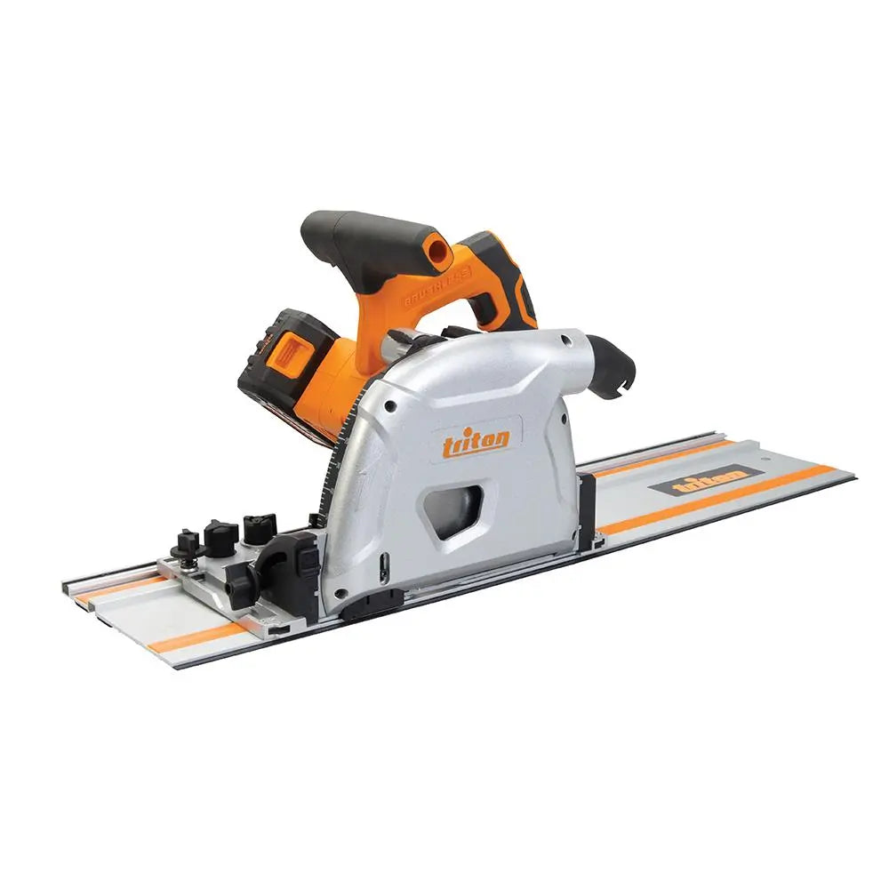 Triton T20 Brushless Plunge Track Saw Kit 20V T20TS165BLKIT 985836  White Rose Tools
