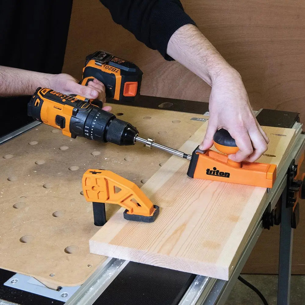 Triton T3 Handy Pocket-Hole Jig 3/4" (19mm) T3PHJ 376107 White Rose Tools