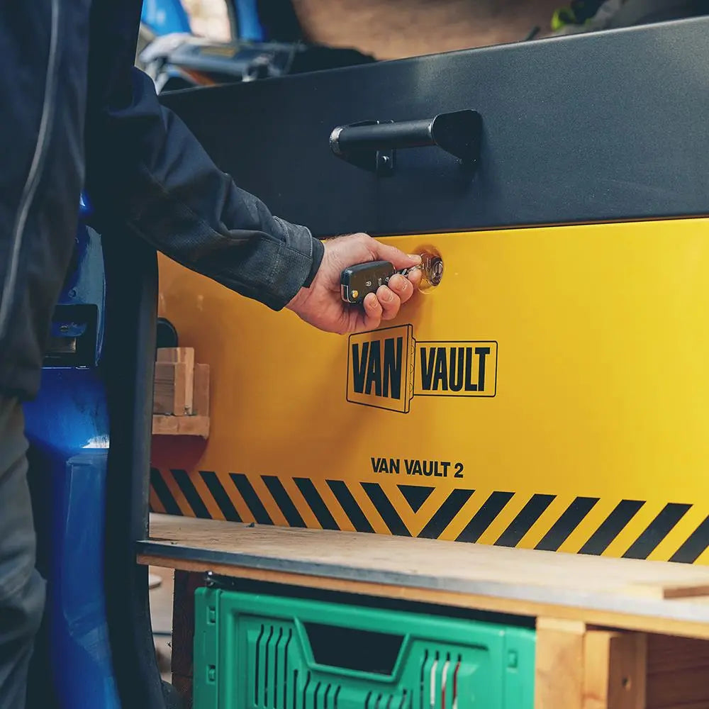 Van Vault 2 Secure Tool Storage Box 48kg 930 x 530 500mm S10810 White Rose Tools