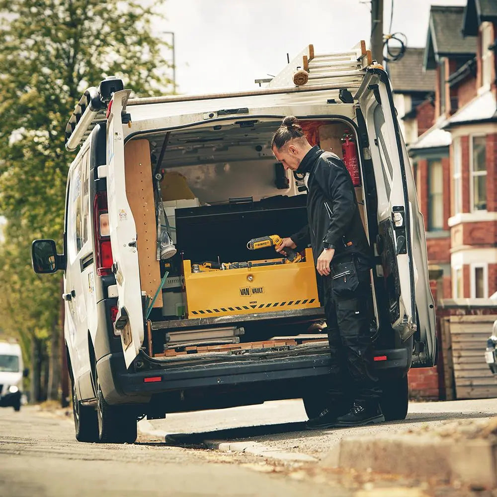 Van Vault Mobi with Docking Station 780 x 415 370mm S10850 White Rose Tools