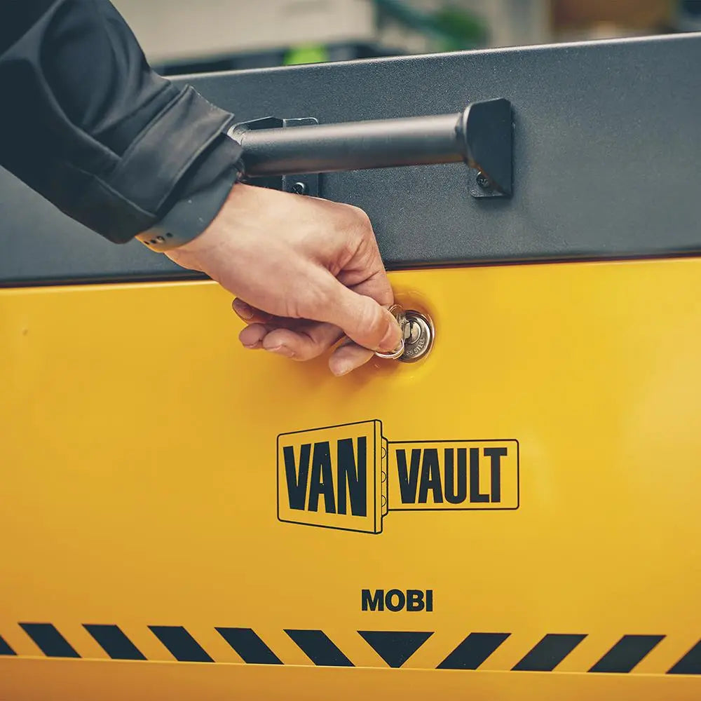 Van Vault Mobi with Docking Station 780 x 415 370mm S10850 White Rose Tools