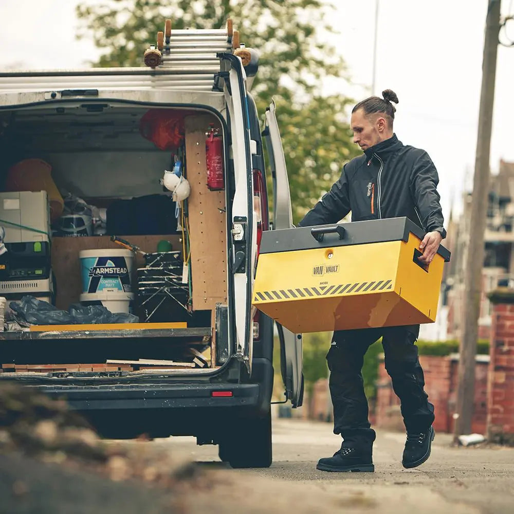 Van Vault Mobi with Docking Station 780 x 415 370mm S10850 White Rose Tools