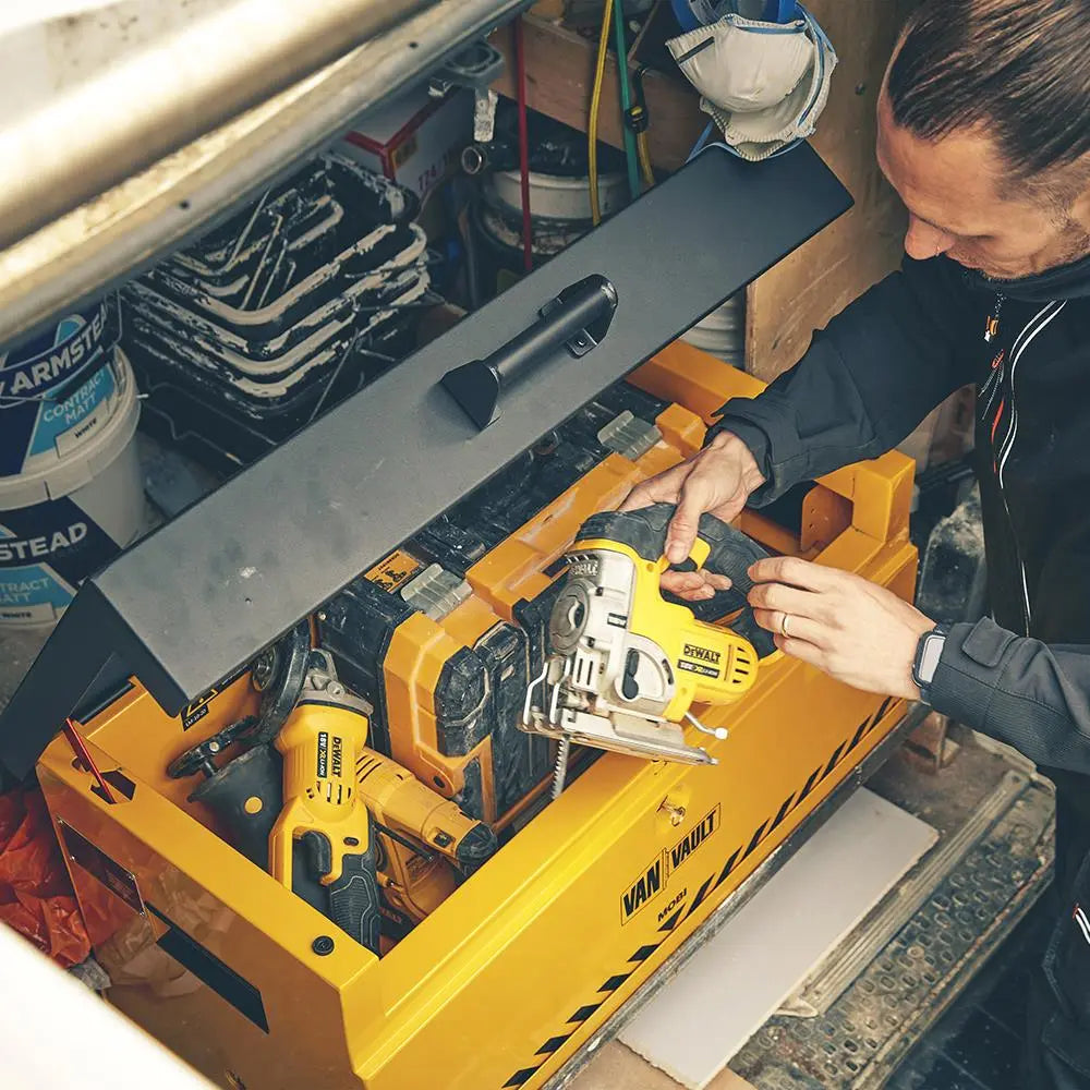 Van Vault Mobi with Docking Station 780 x 415 370mm S10850 White Rose Tools