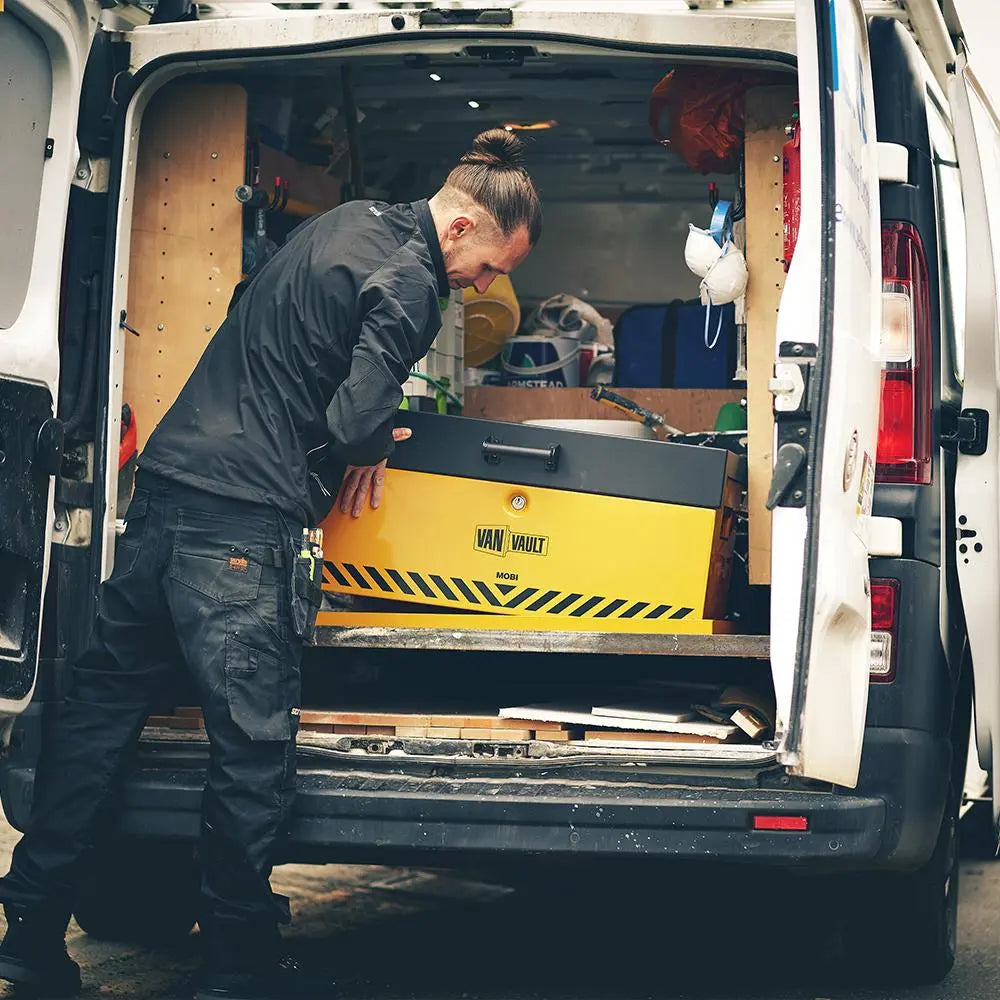 Van Vault Mobi with Docking Station 780 x 415 370mm S10850 White Rose Tools