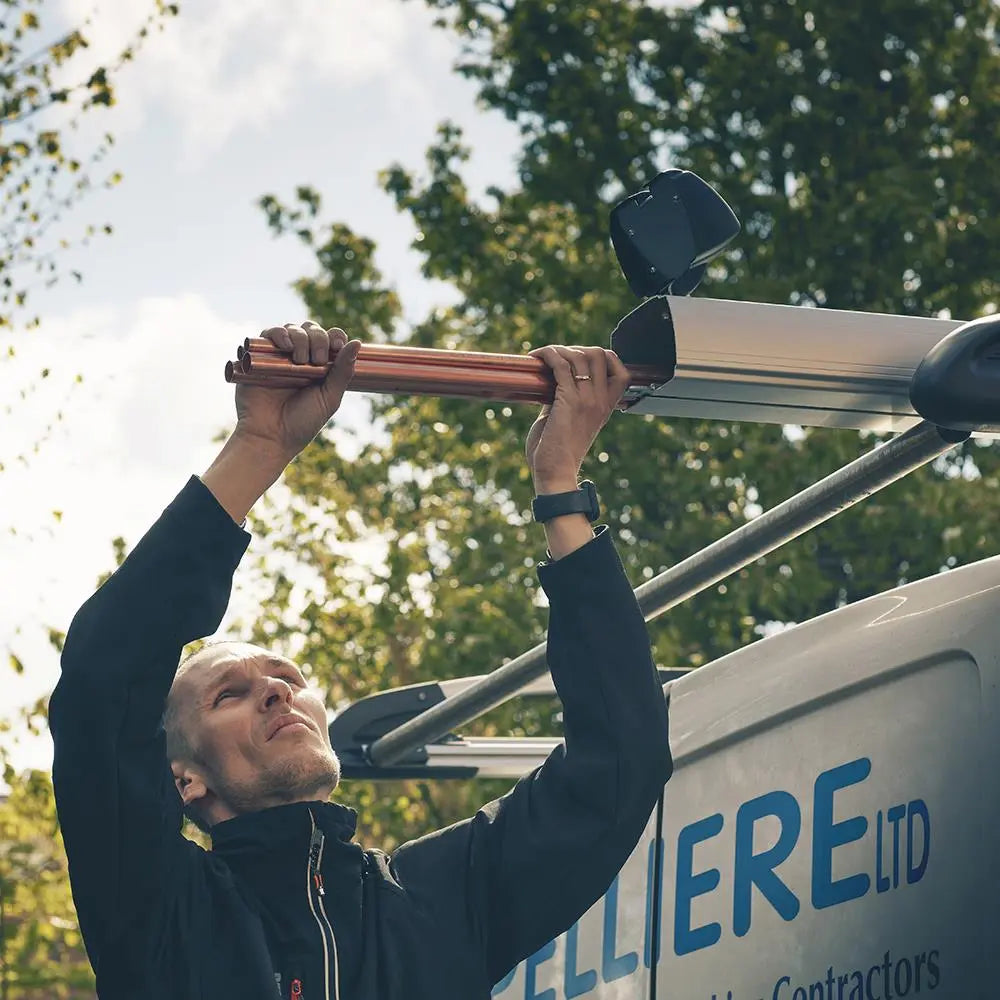 Van Vault Roof Tube 100 3m S10520 White Rose Tools