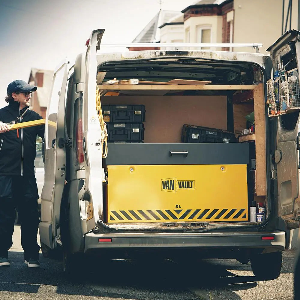 Van Vault Secure Tool Storage Box XL 82kg 1190 x 645 x 635mm S10840 White Rose Tools