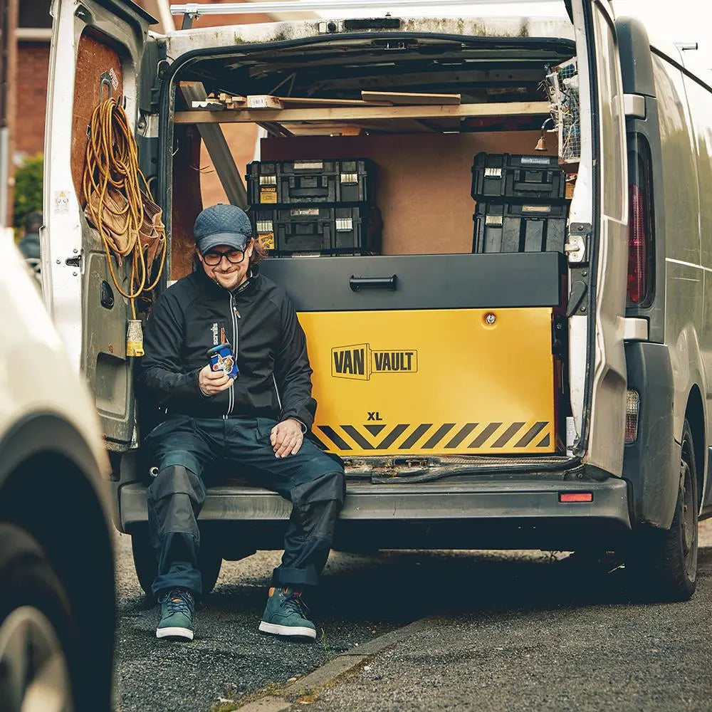 Van Vault Secure Tool Storage Box XL 82kg 1190 x 645 x 635mm S10840 White Rose Tools