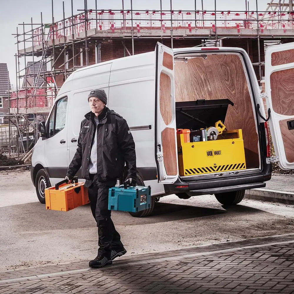 Van Vault Secure Tool Storage Box XL 82kg 1190 x 645 x 635mm S10840 White Rose Tools
