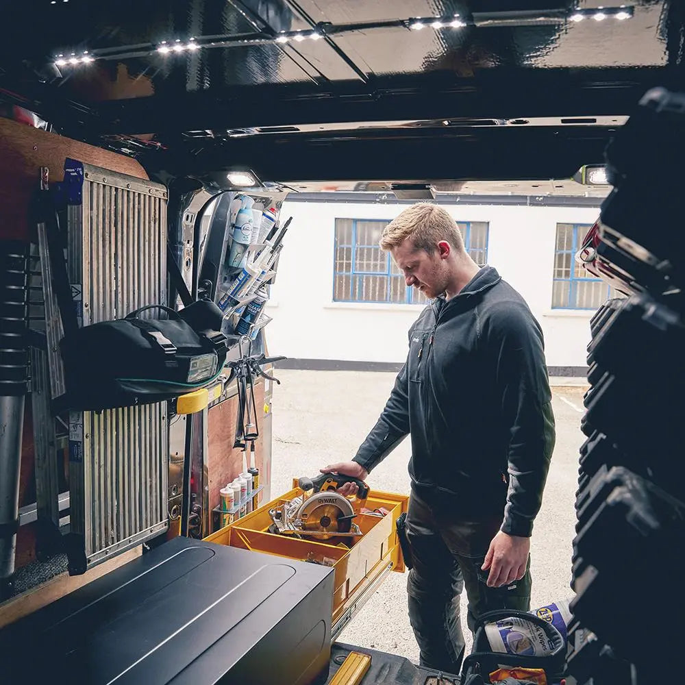 Van Vault Slider Secure Tool Storage Drawer 52.5kg 500 x 1200 310mm S10870 White Rose Tools