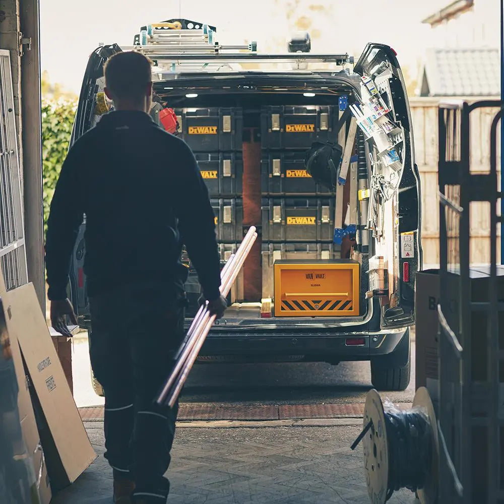 Van Vault Slider Secure Tool Storage Drawer 52.5kg 500 x 1200 310mm S10870 White Rose Tools