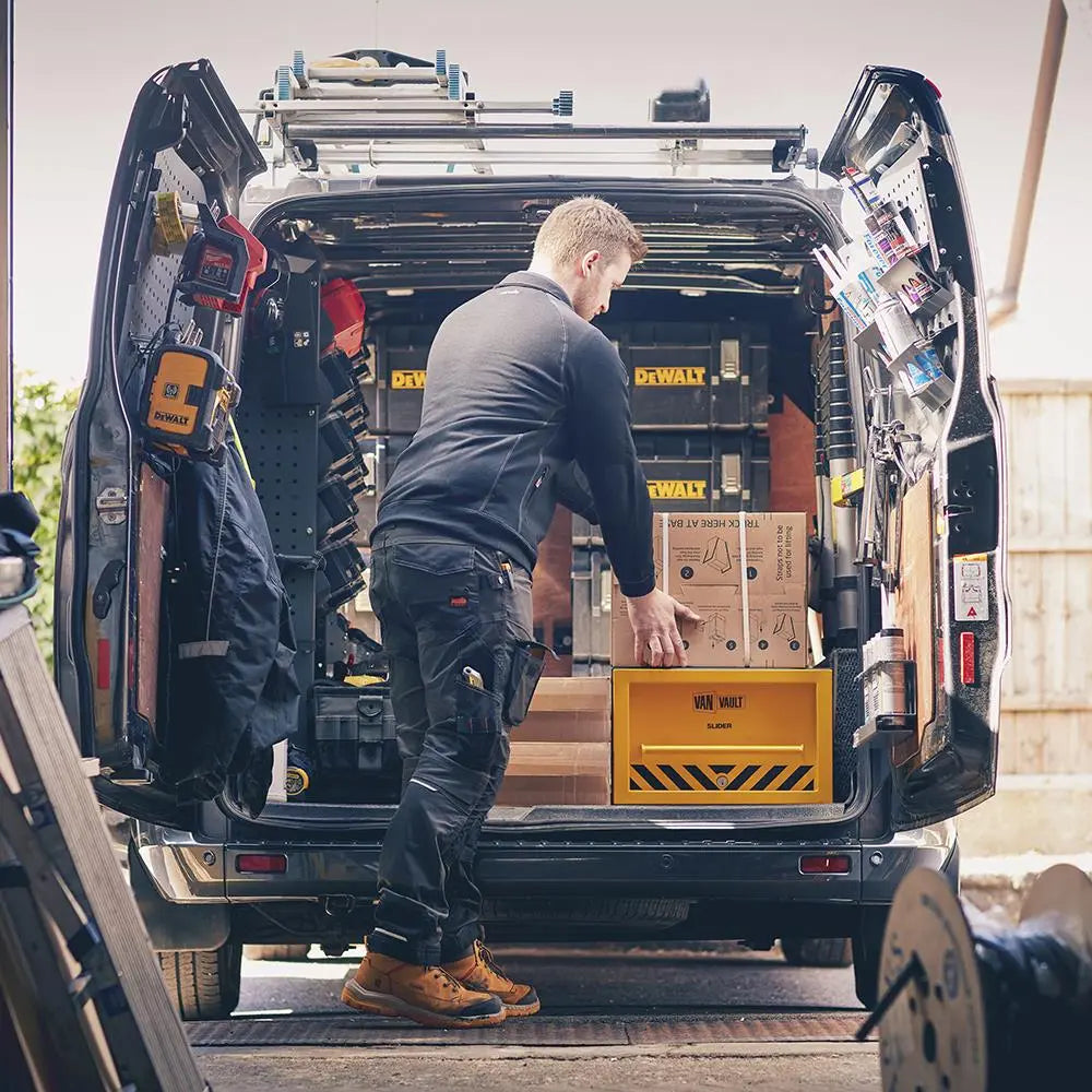 Van Vault Slider Secure Tool Storage Drawer 52.5kg 500 x 1200 310mm S10870 White Rose Tools