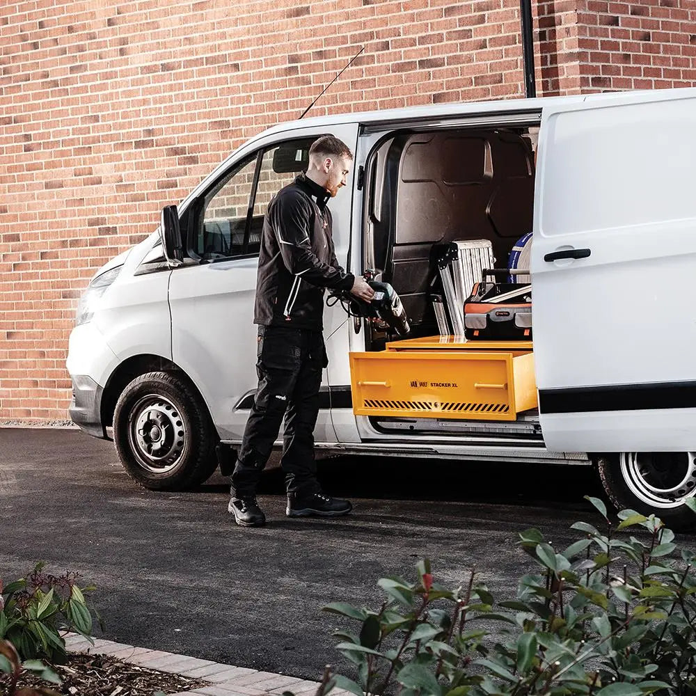 Van Vault Stacker Secure Tool Storage Box 39kg 910 x 485 313mm S10890 White Rose Tools