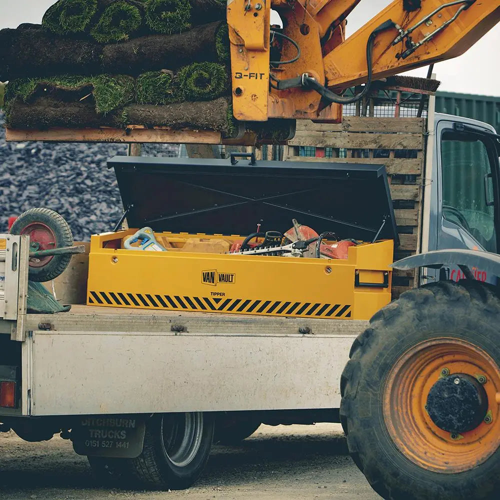 Van Vault Tipper Tool Secure Storage Box 80kg 1815 x 560 x 490mm S10830  White Rose Tools