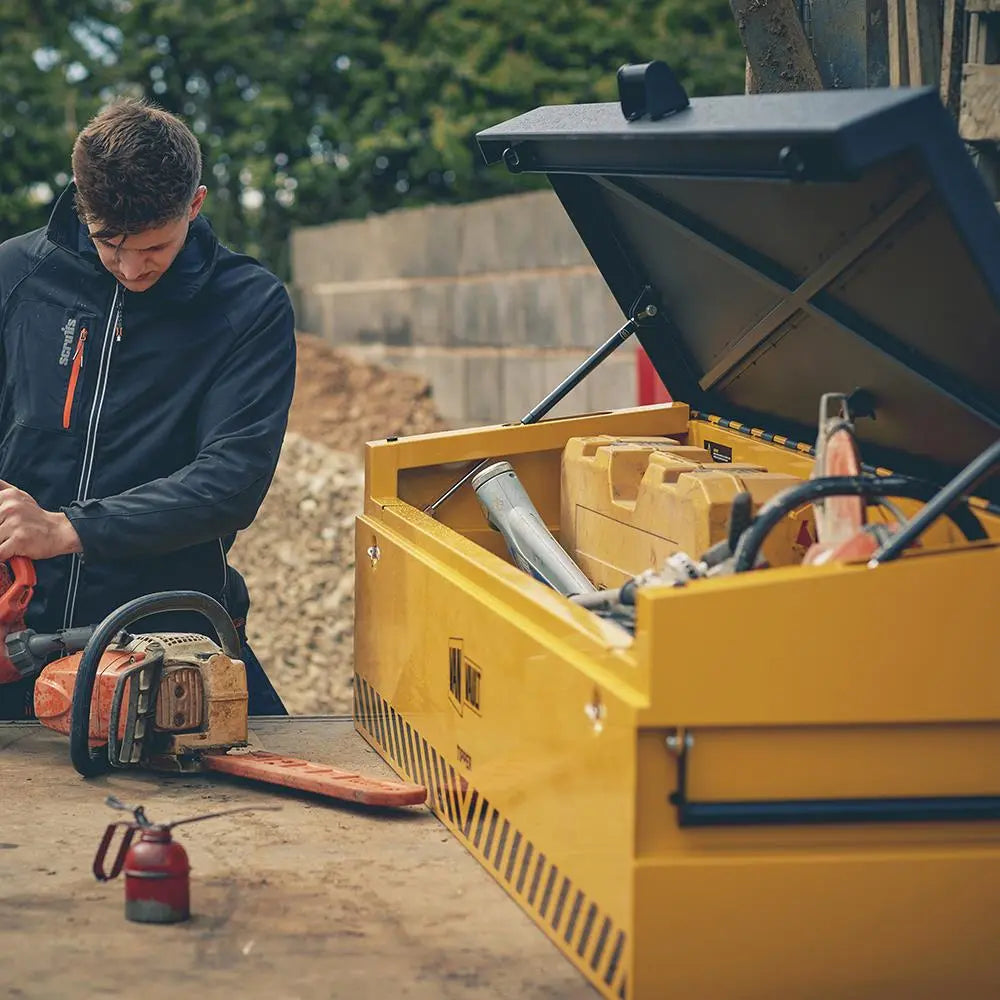 Van Vault Tipper Tool Secure Storage Box 80kg 1815 x 560 x 490mm S10830  White Rose Tools