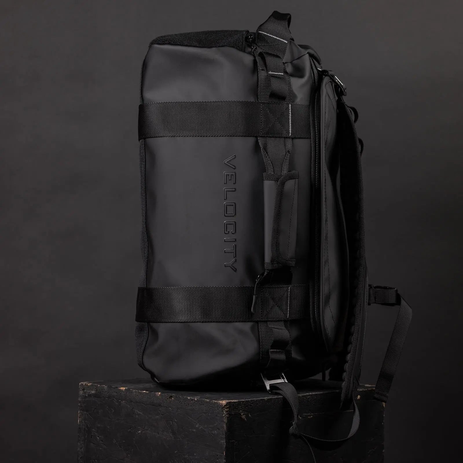 Velocity 40L Duffel Gym Travel Bag - Shadow Black DB-40  White Rose Tools