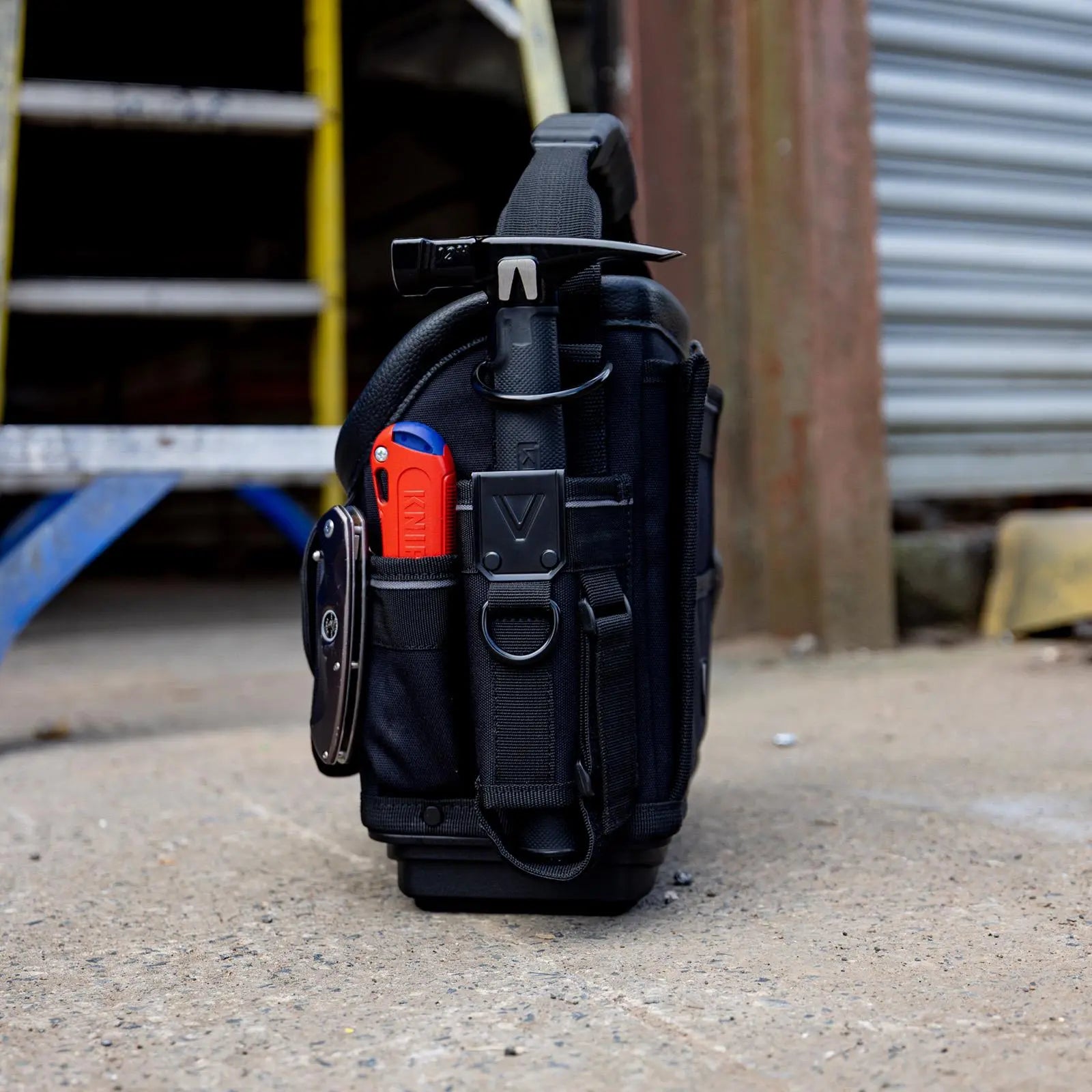 Velocity Rogue 1 Service Bag Open Tote Shadow Black Connect Compatible OT-1-B White Rose Tools