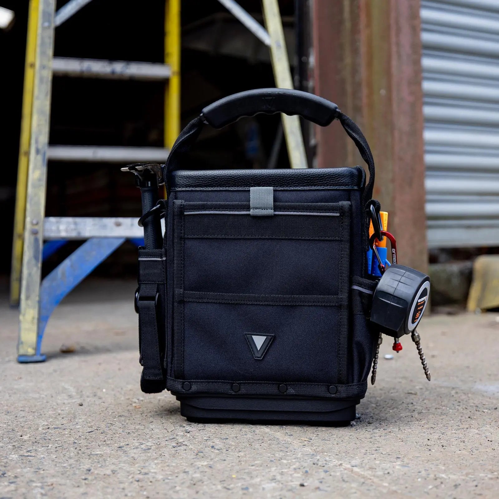 Velocity Rogue 1 Service Bag Open Tote Shadow Black Connect Compatible OT-1-B White Rose Tools