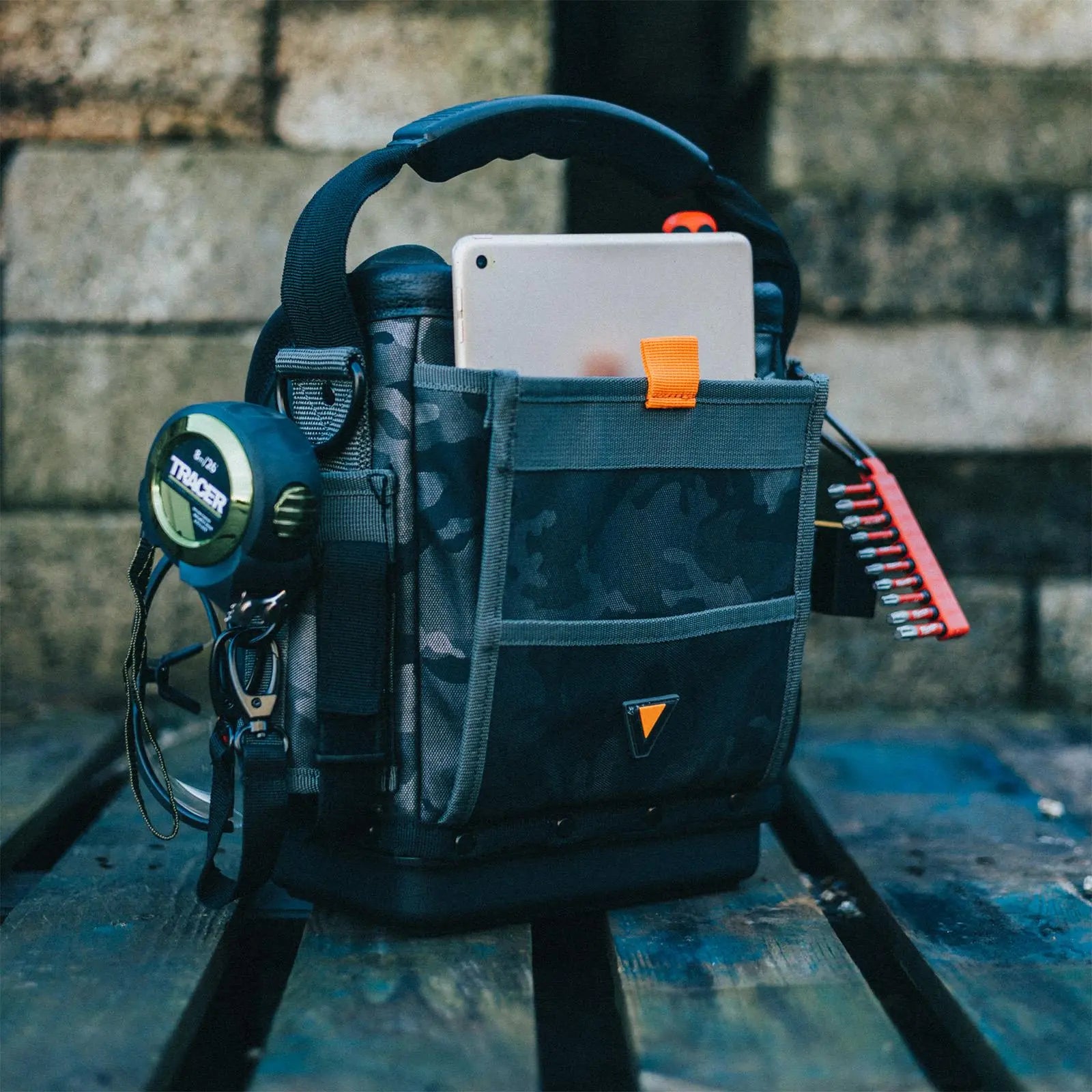 Velocity Rogue 1.0 Open Tote Camo VR-1809 White Rose Tools