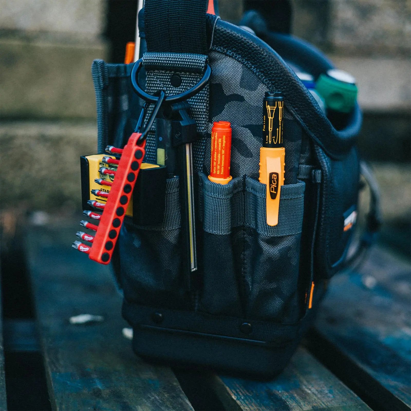 Velocity Rogue 1.0 Open Tote Camo VR-1809 White Rose Tools