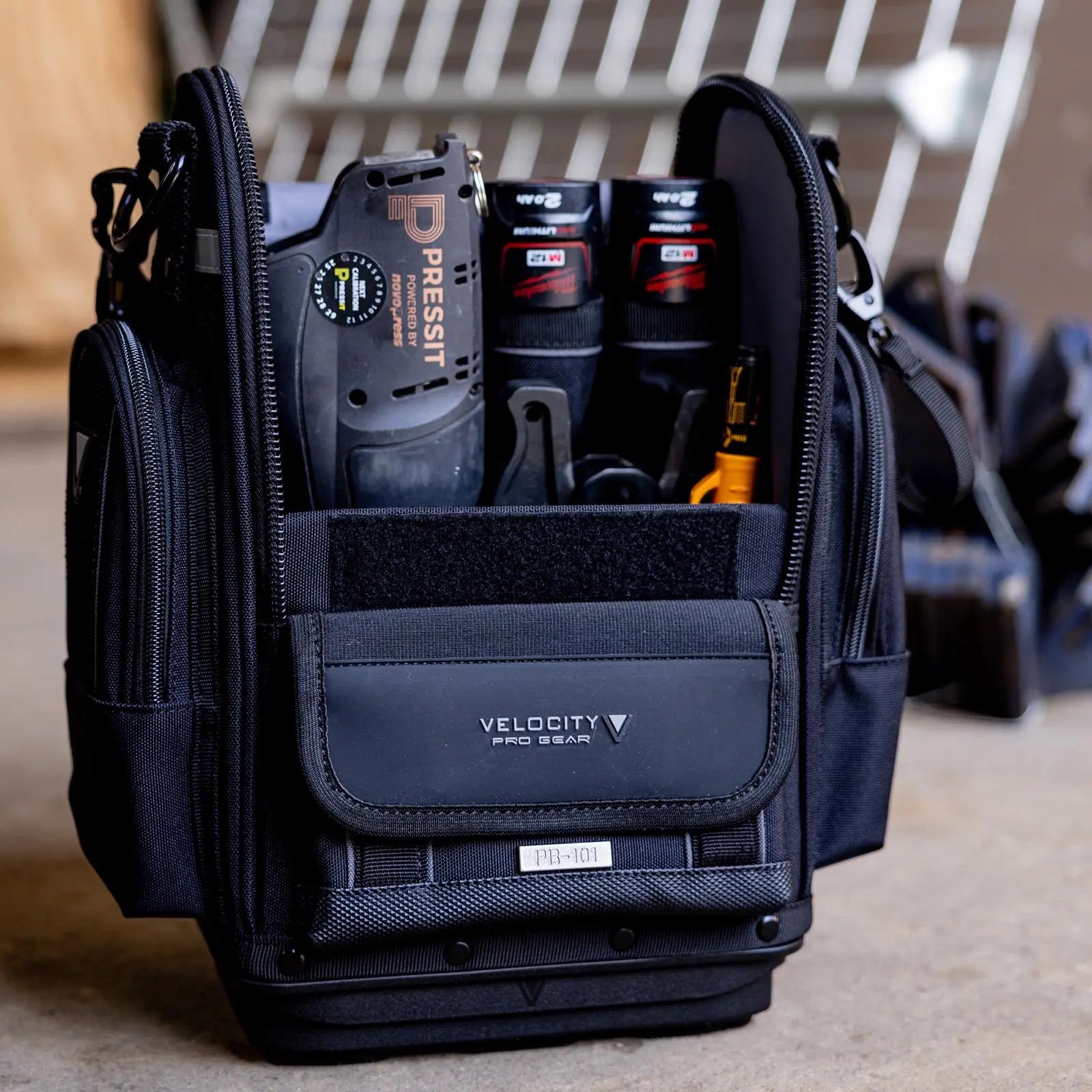 Velocity Rogue 101 XS Press Tool Bag Shadow Black PB-101-B White Rose Tools