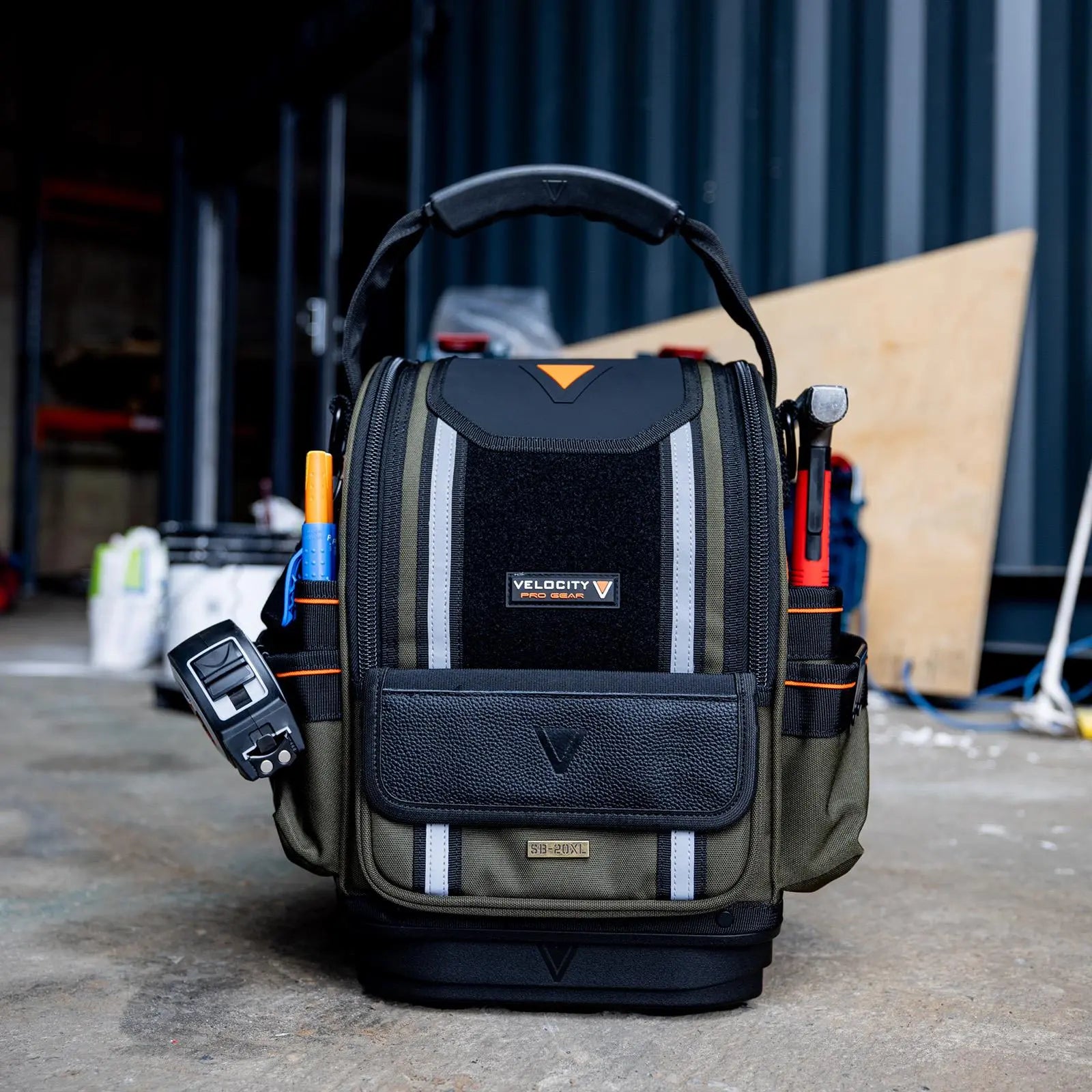 Velocity Rogue 20XL Service Bag Ranger Green Connect Compatible SB-20XL-G White Rose Tools