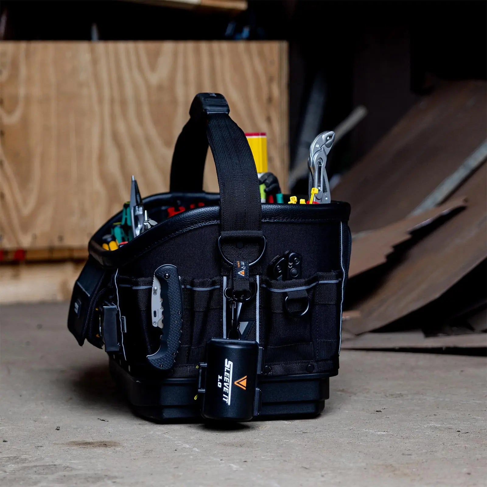 Velocity Rogue 30XL Open Tote Black OT-30XL-B White Rose Tools