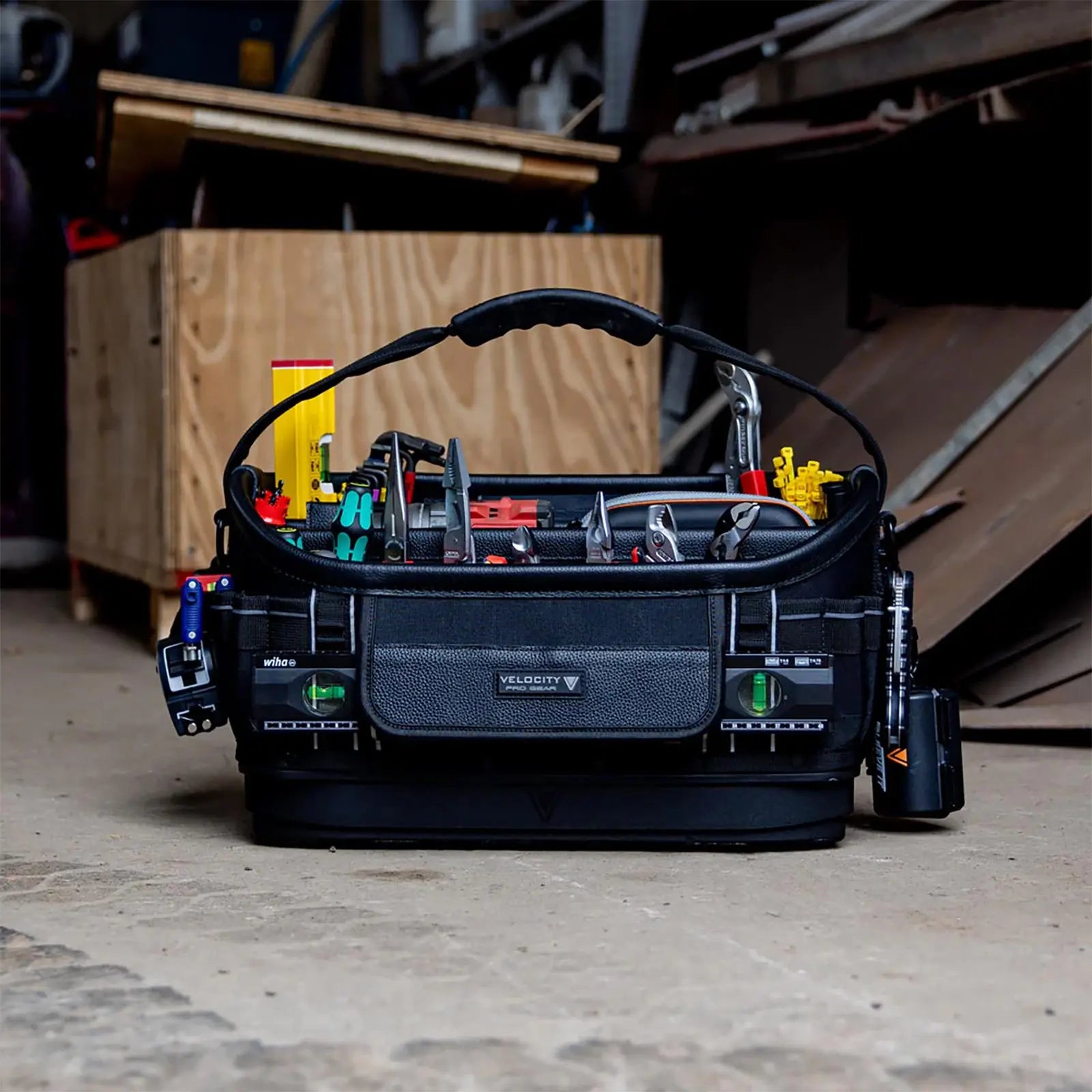 Velocity Rogue 30XL Open Tote Black OT-30XL-B White Rose Tools