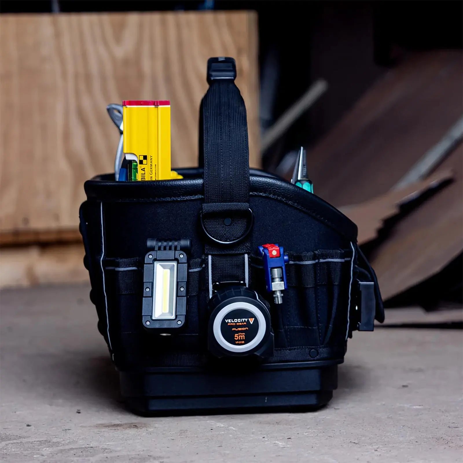 Velocity Rogue 30XL Open Tote Black OT-30XL-B White Rose Tools