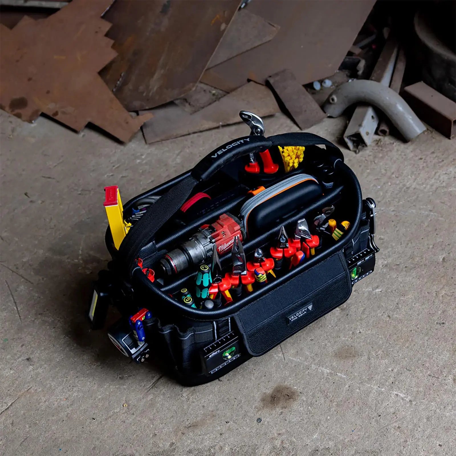 Velocity Rogue 30XL Open Tote Black OT-30XL-B White Rose Tools