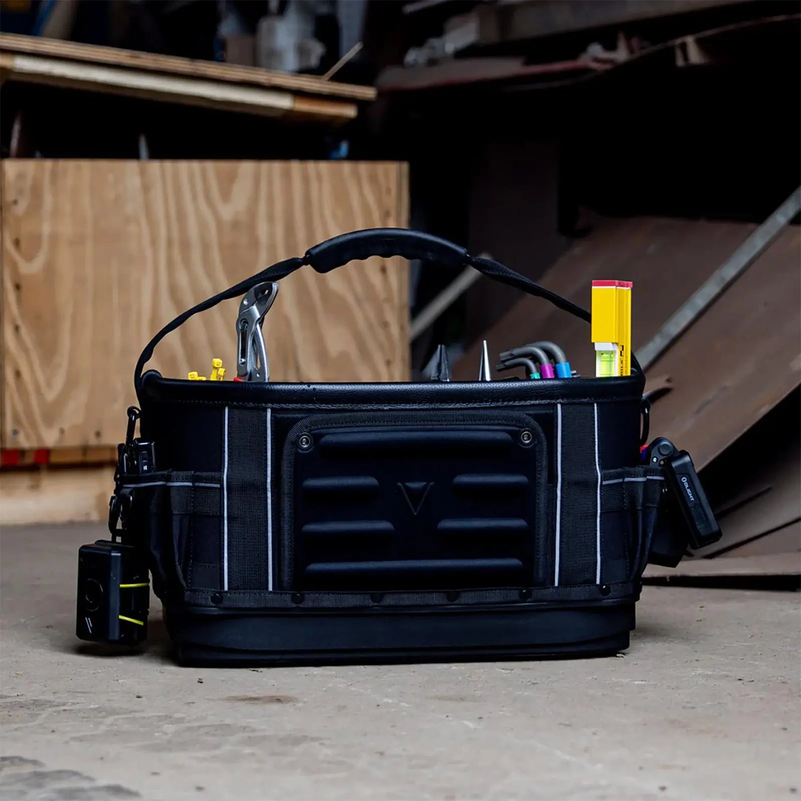 Velocity Rogue 30XL Open Tote Black OT-30XL-B White Rose Tools