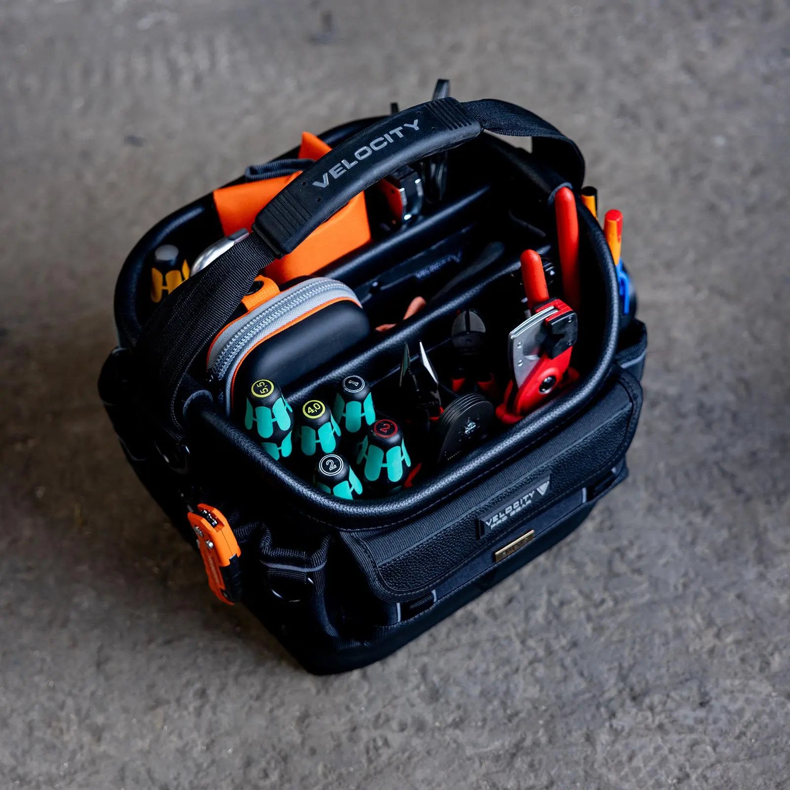 Velocity Rogue 30XS Open Tote Black OT-30XS-B White Rose Tools