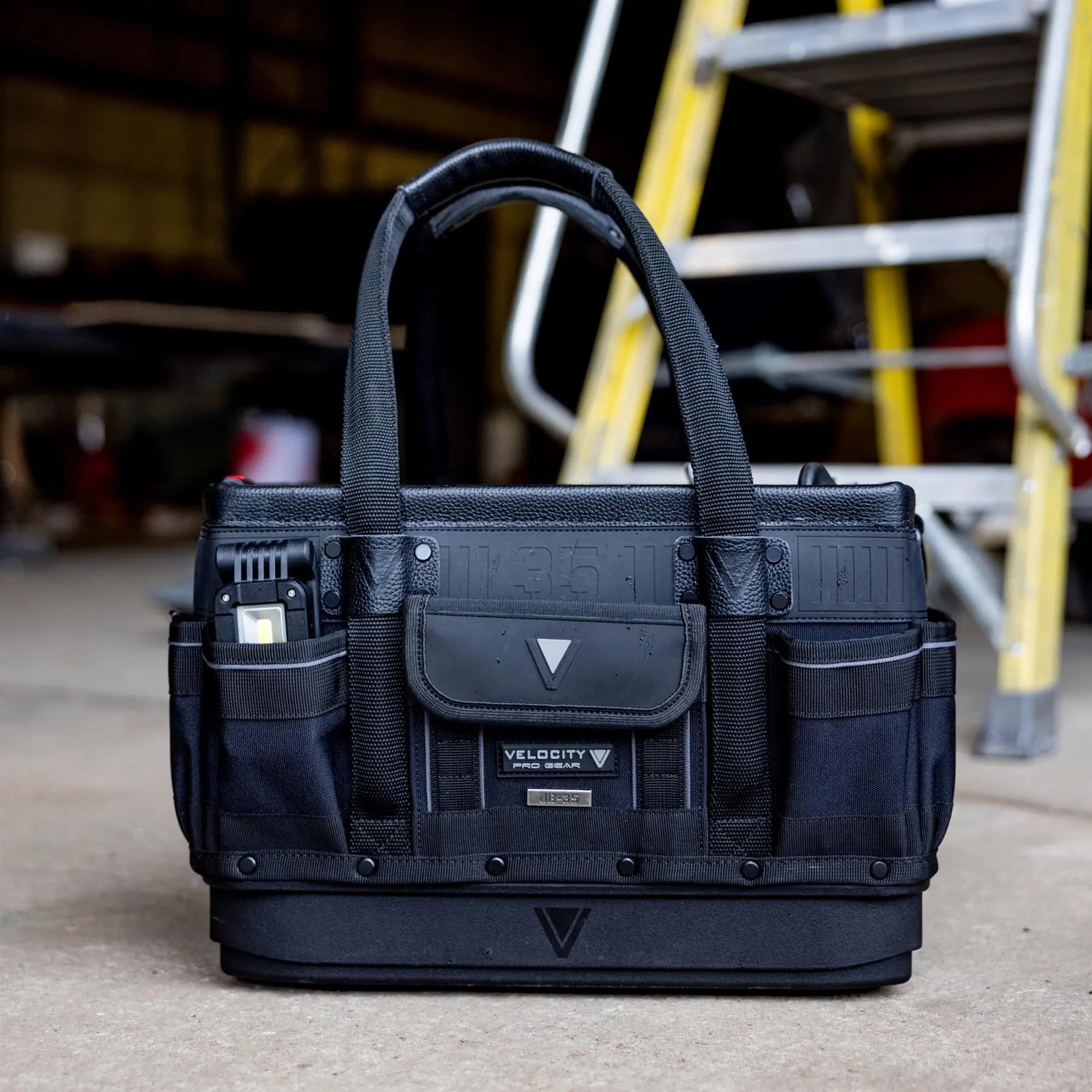Velocity Rogue 35 Jobbing Tool Bag Shadow Black JB-35-B White Rose Tools