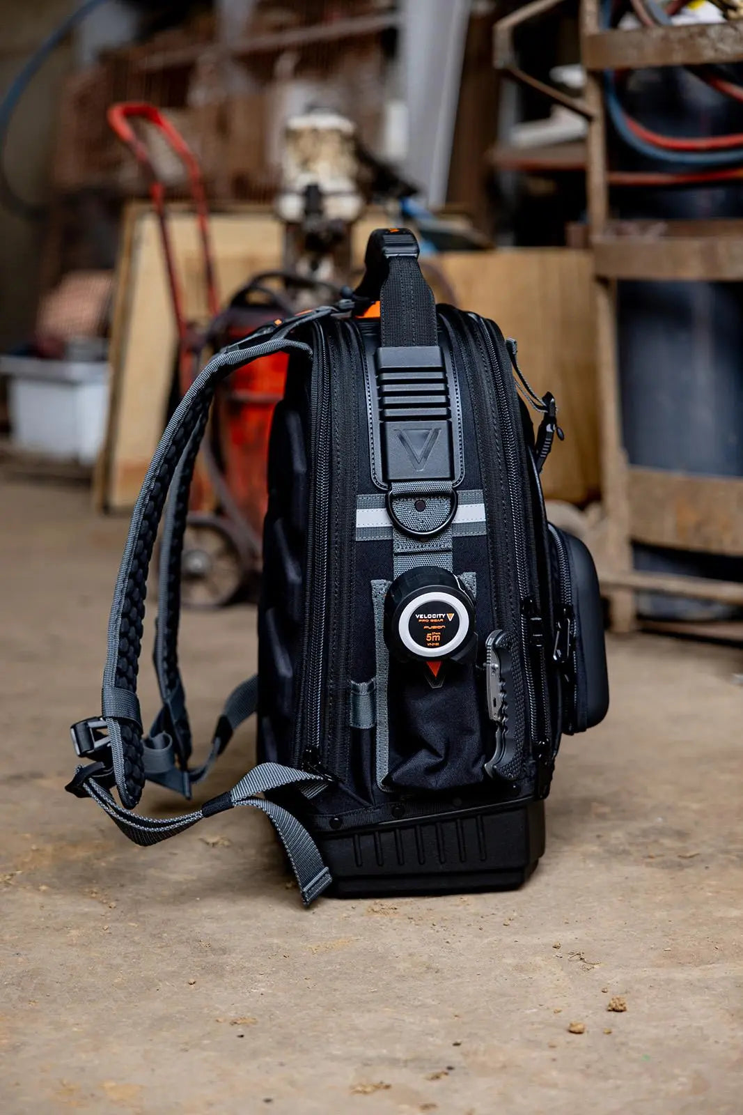 Velocity Rogue 50 Backpack Black Connect Compatible BP-50-B-C White Rose Tools